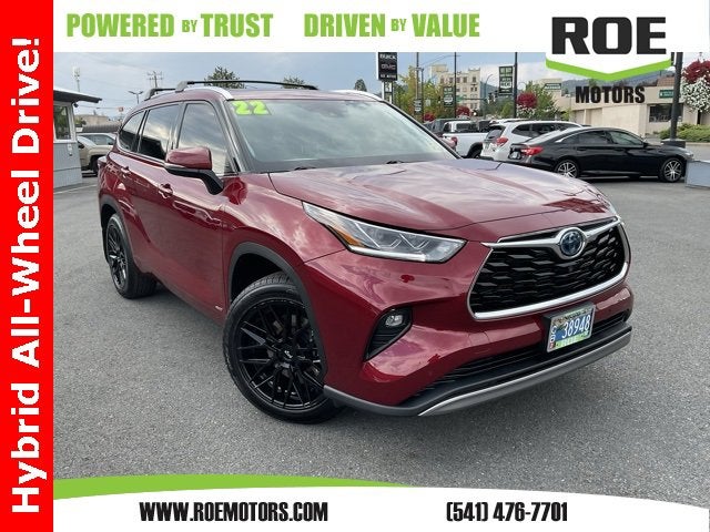 2022 Toyota Highlander Hybrid Platinum