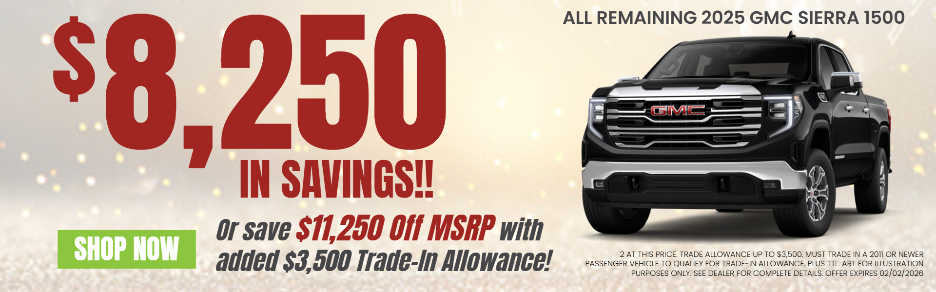 GMC SIERRA 1500 OFFERS FROM ROE MOTORS