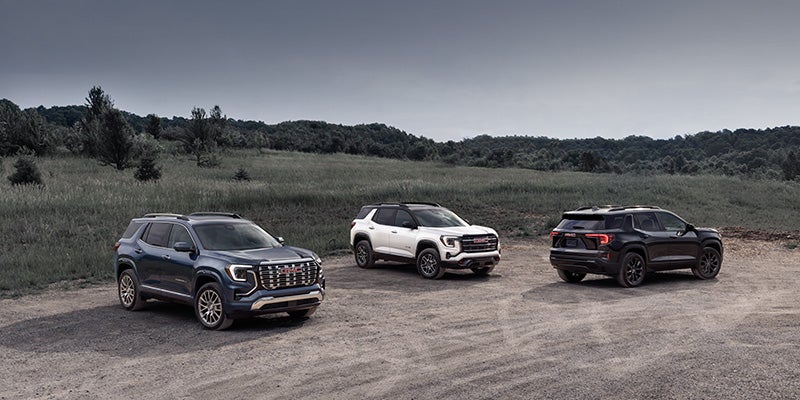 New GMC vehicles at Roe Motors dealership